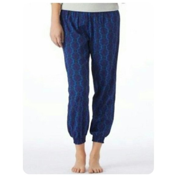 Aerie Blue Patterned Pants - Picture 1 of 4